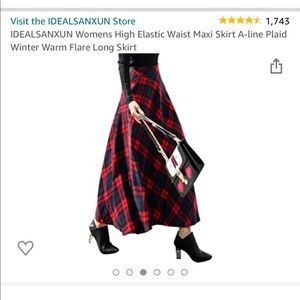 Tartan winter skirt